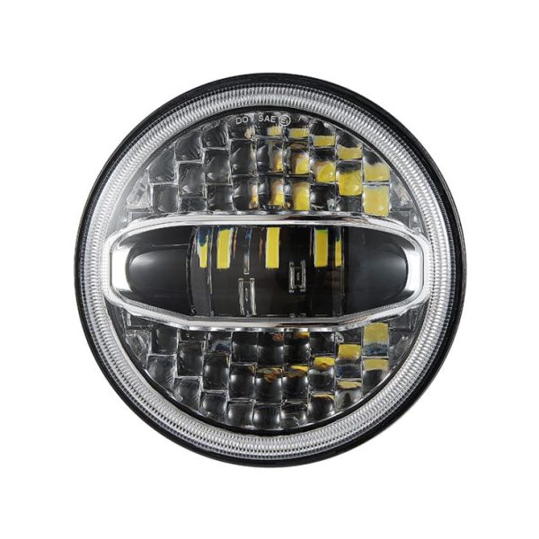 چراغهای جلو 7 اینچ LED برای جیپ Wrangler JK و هارلی