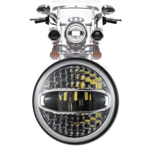 چراغ جلو موتورسیکلت 7 اینچی مورسون همراه با Halo برای جیپ Wrangler JK Royal Enfield