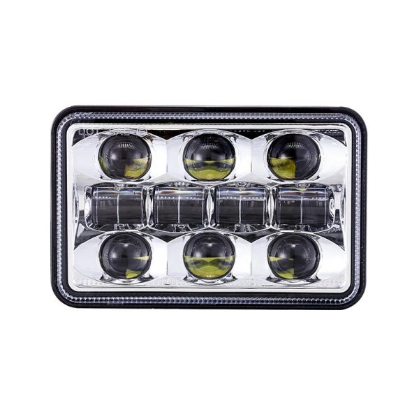 لوازم جانبی کامیون کانکتور چراغ های روشنایی تراکتور لامپ برای کامیون های 4x6 Led Headlight H4